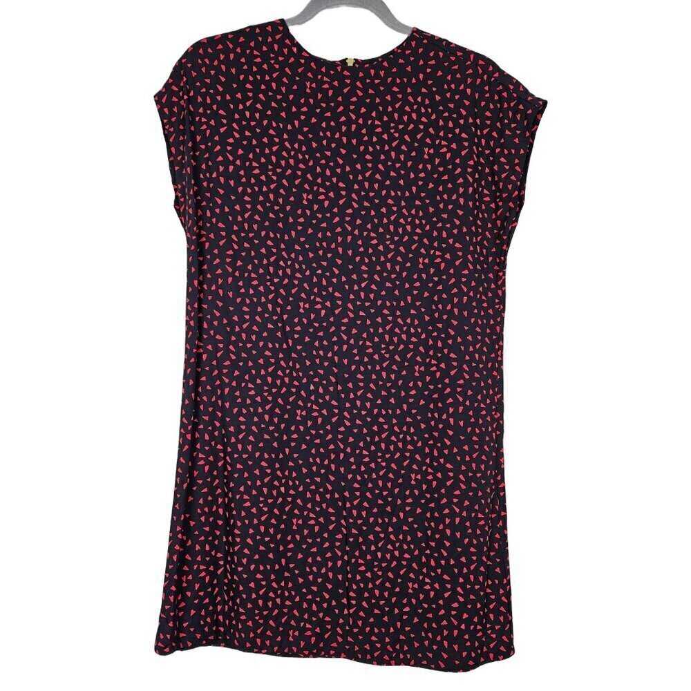 & Other Stories Paris Atelier Black/Red Triangle Print Shift Dress 4